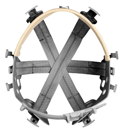 Mk®7 Klasik Güvenlik Kaskları için Kayar Mandallı Emniyet Kemeri