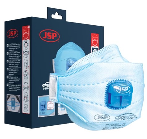 Springfit™ Algılanabilir FFP2 Typhoon™ valfli - 10