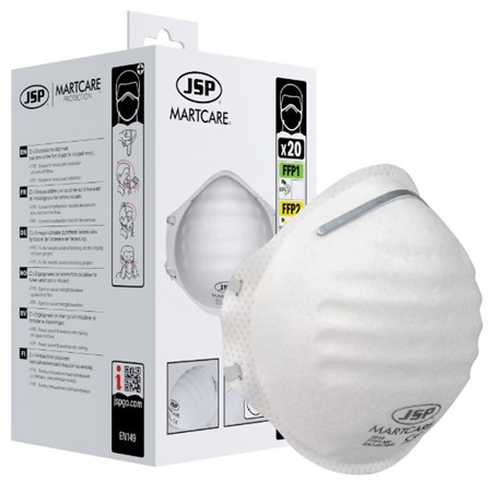 Martcare® Kalıplı FFP1 Tek Kullanımlık Maske - 20